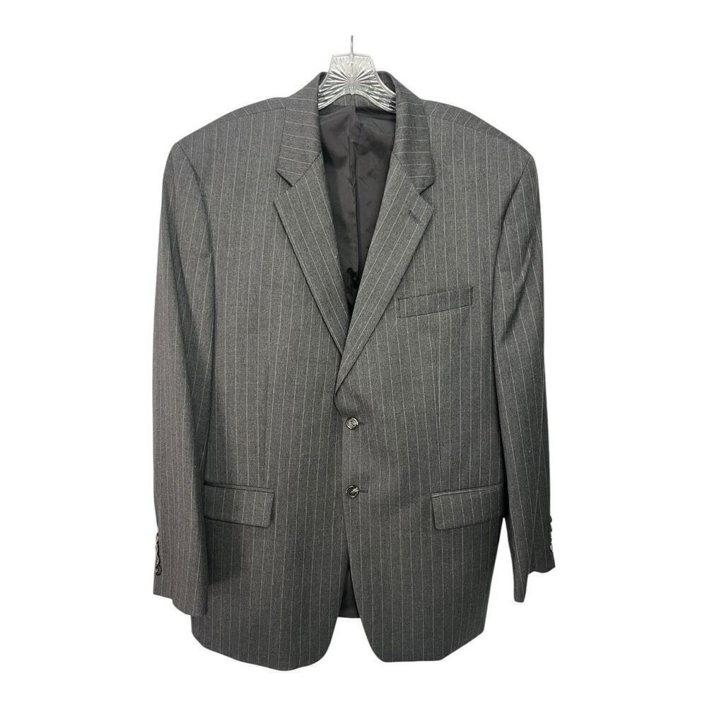 Lauren Ralph Lauren Blazer Jacket Men 42R Navy Lined Single Breasted Gold Button